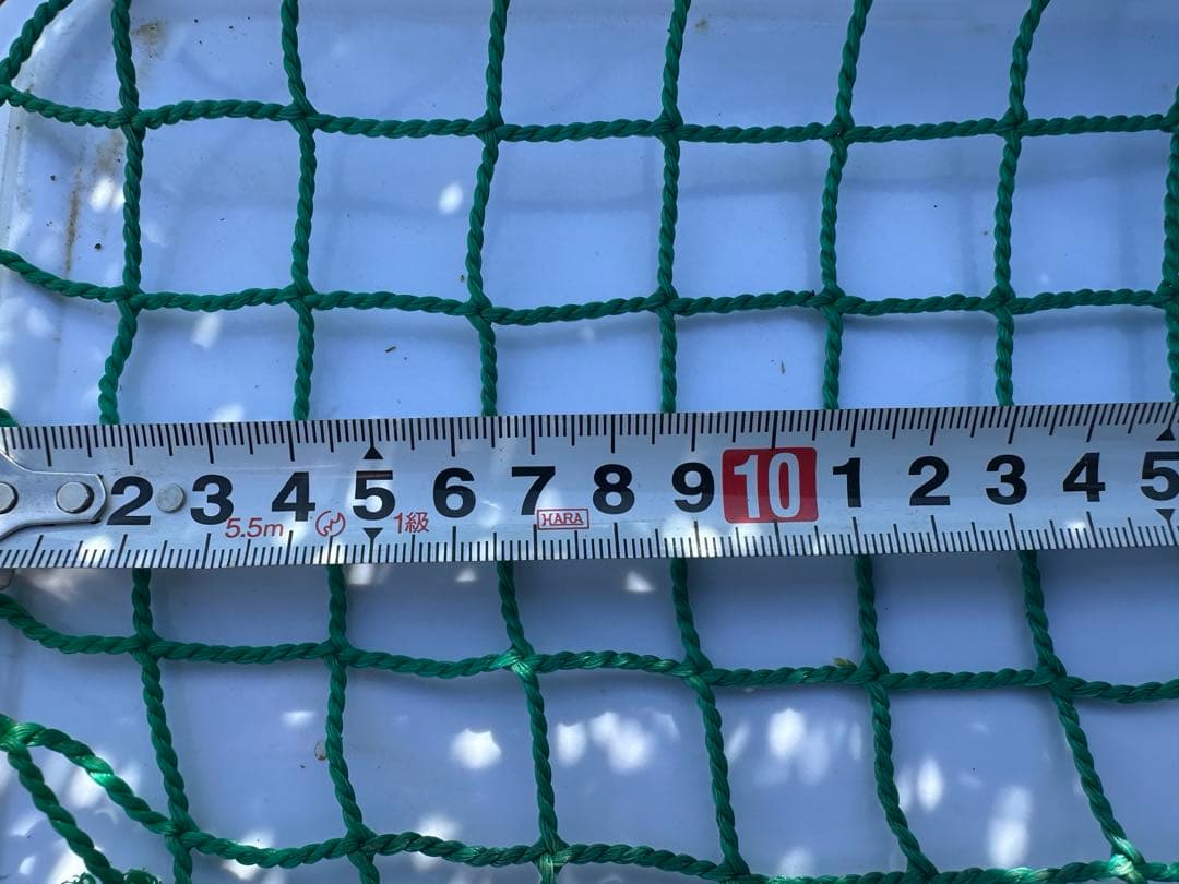 防球ネット 防鳥ネット4m×16m 目合い2.5cmメッシュ　縁無し