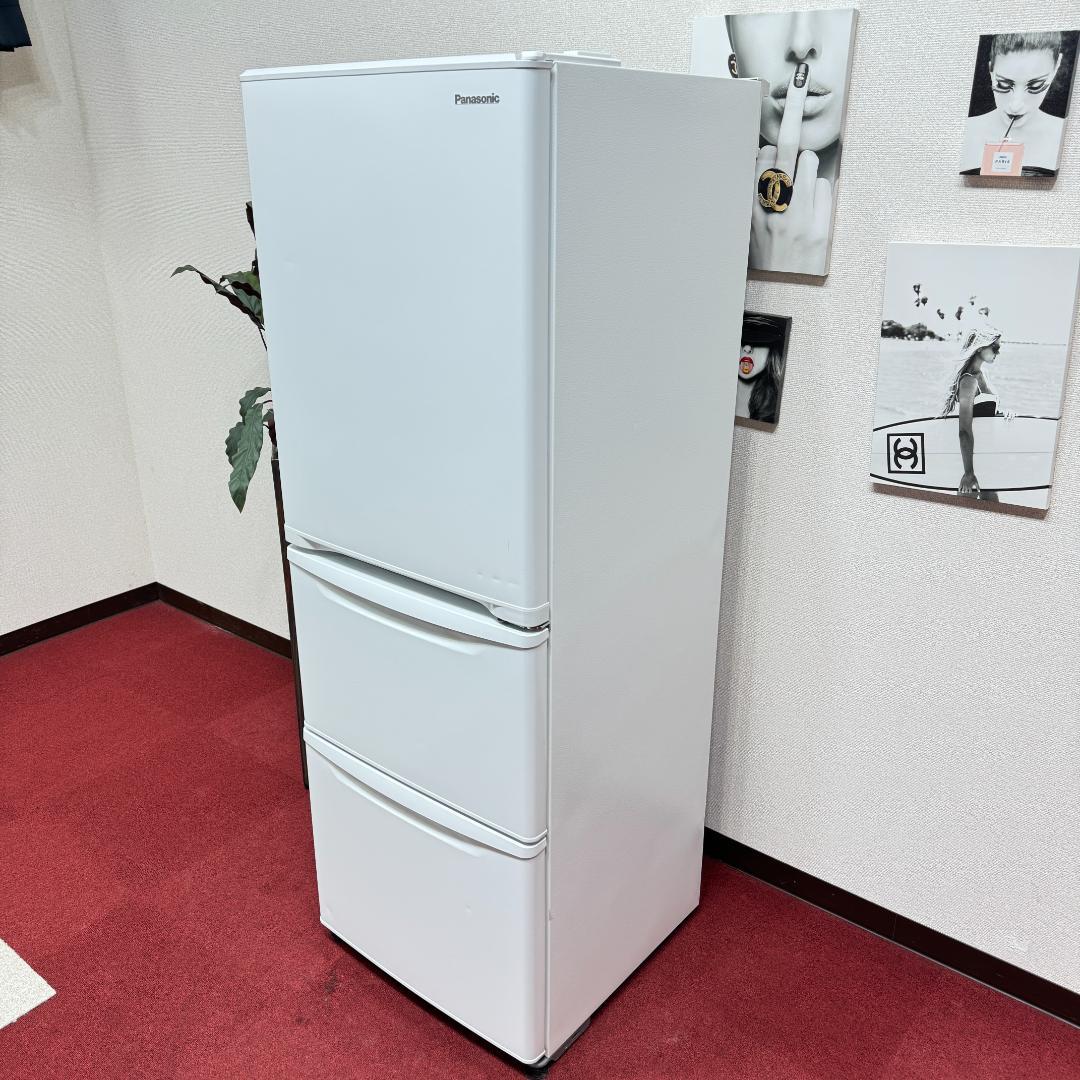東京23区送料無料　パナソニック3ドア冷蔵庫2023年製335L　洗浄/除菌済み