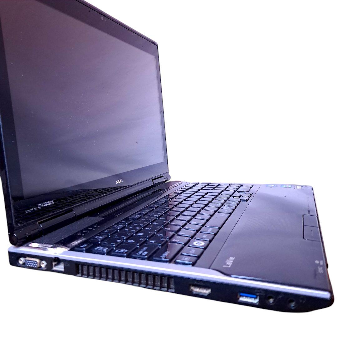 ノートPC ブラック Windows11 オフィス付き i7 16GB SSD