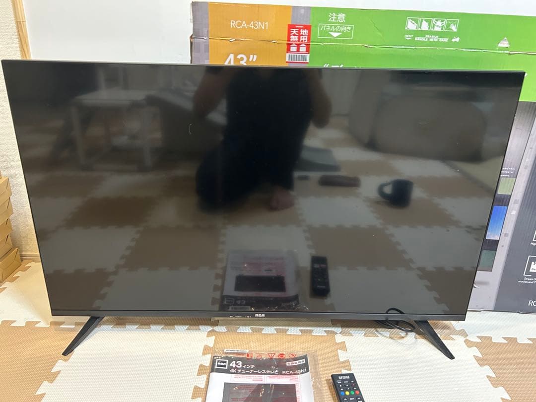 RCA 4K チューナーレステレビ 43V型　2022年製