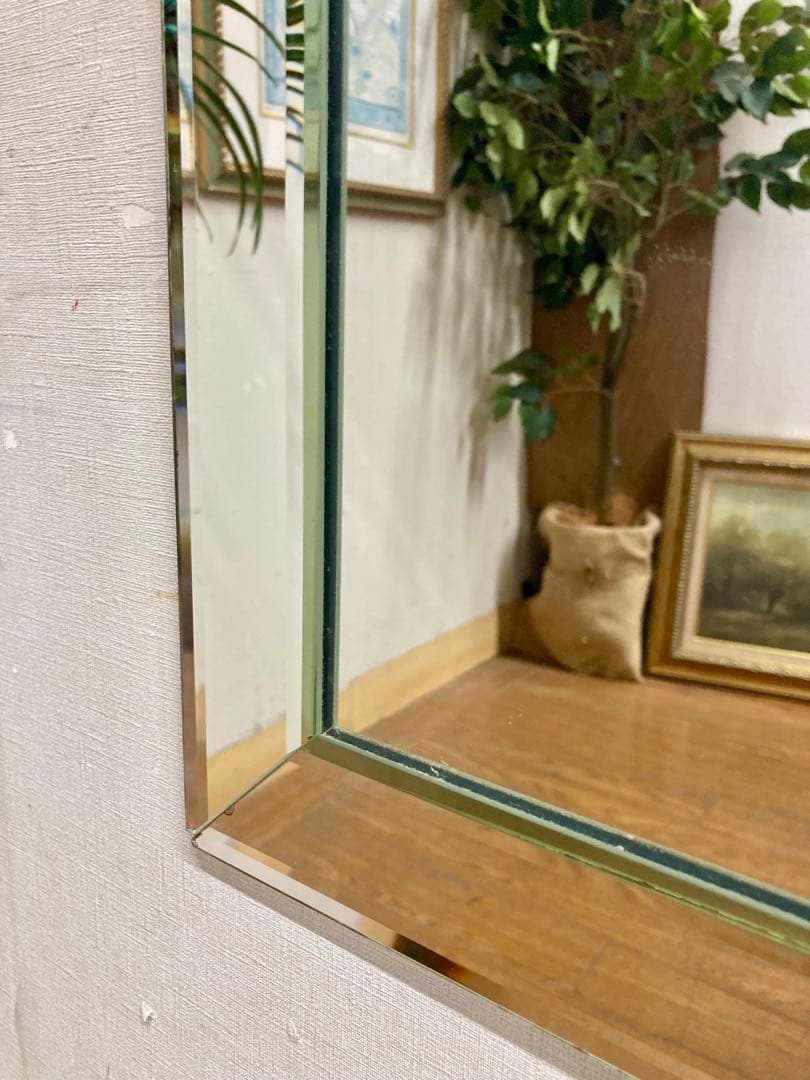 管184☆ウォームミラー☆ミラー・フレーム・ミラー☆壁掛け鏡