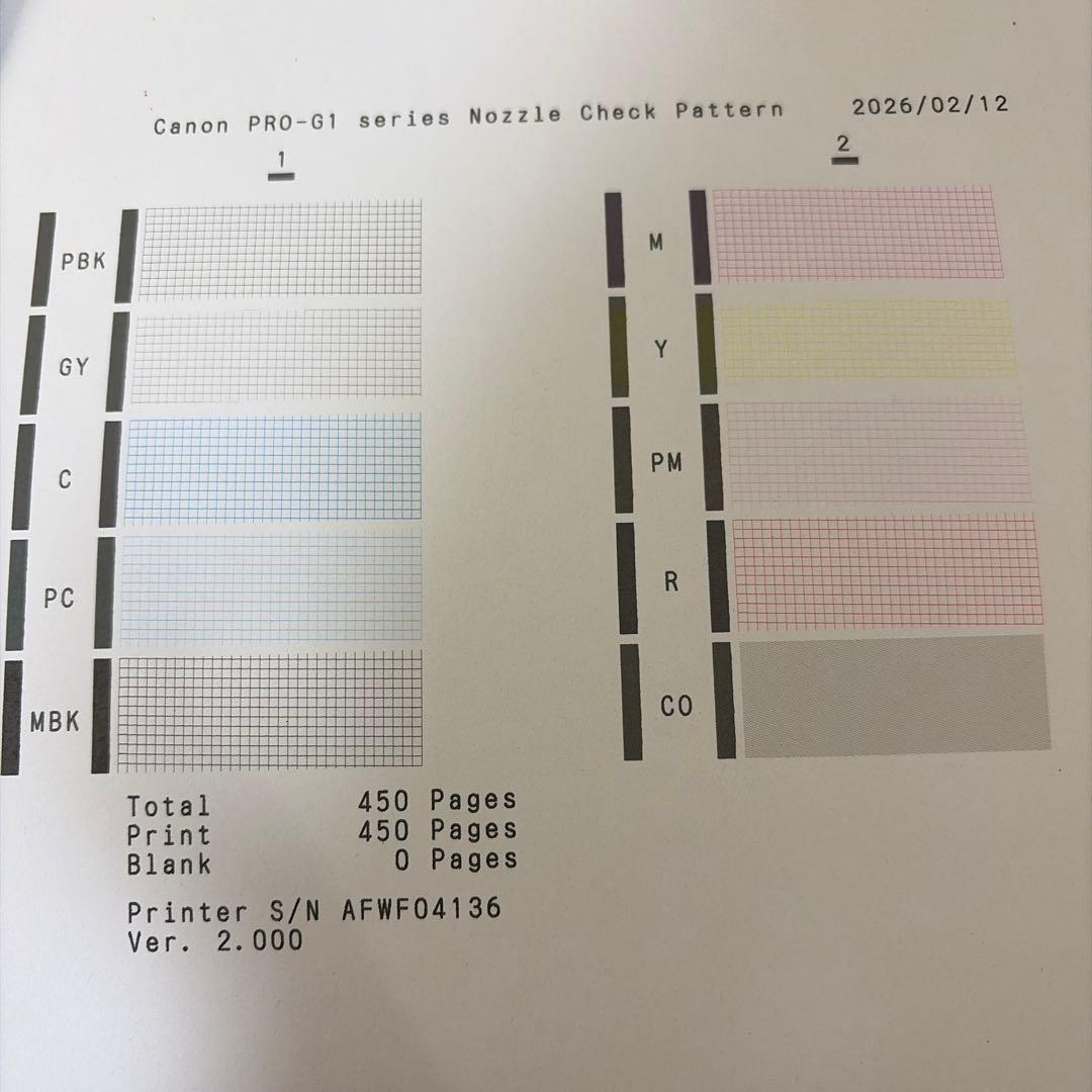 Canon PRO-G1 インクジェットプリンター 本体　送料込