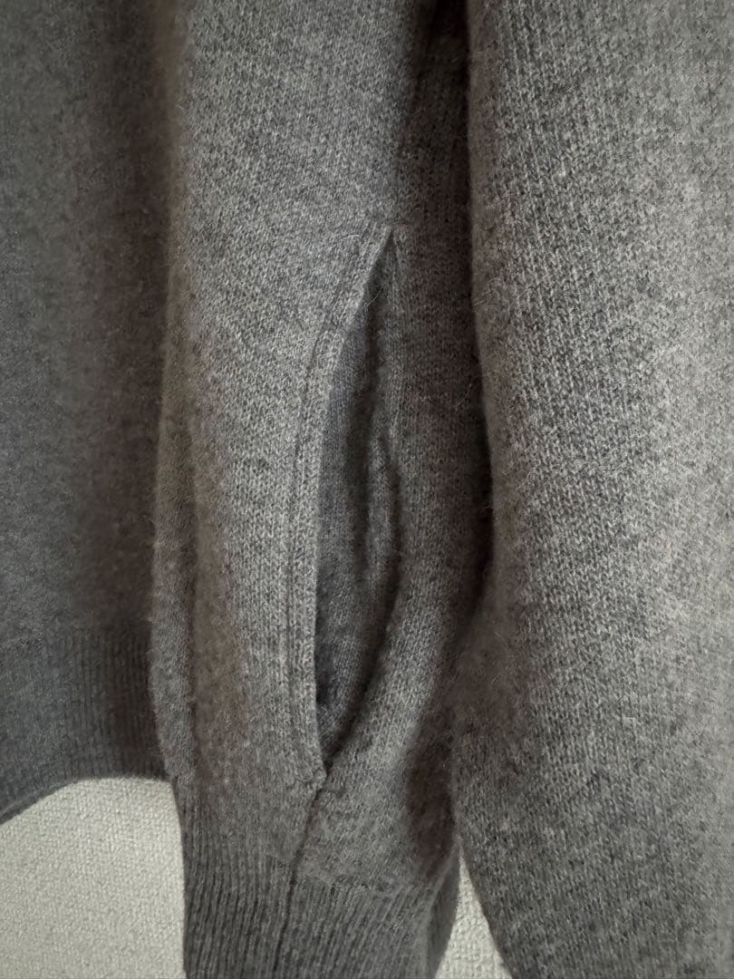 バトナー キャメル 100% ハーフジップ ニット サイズ2 日本製 タグ付