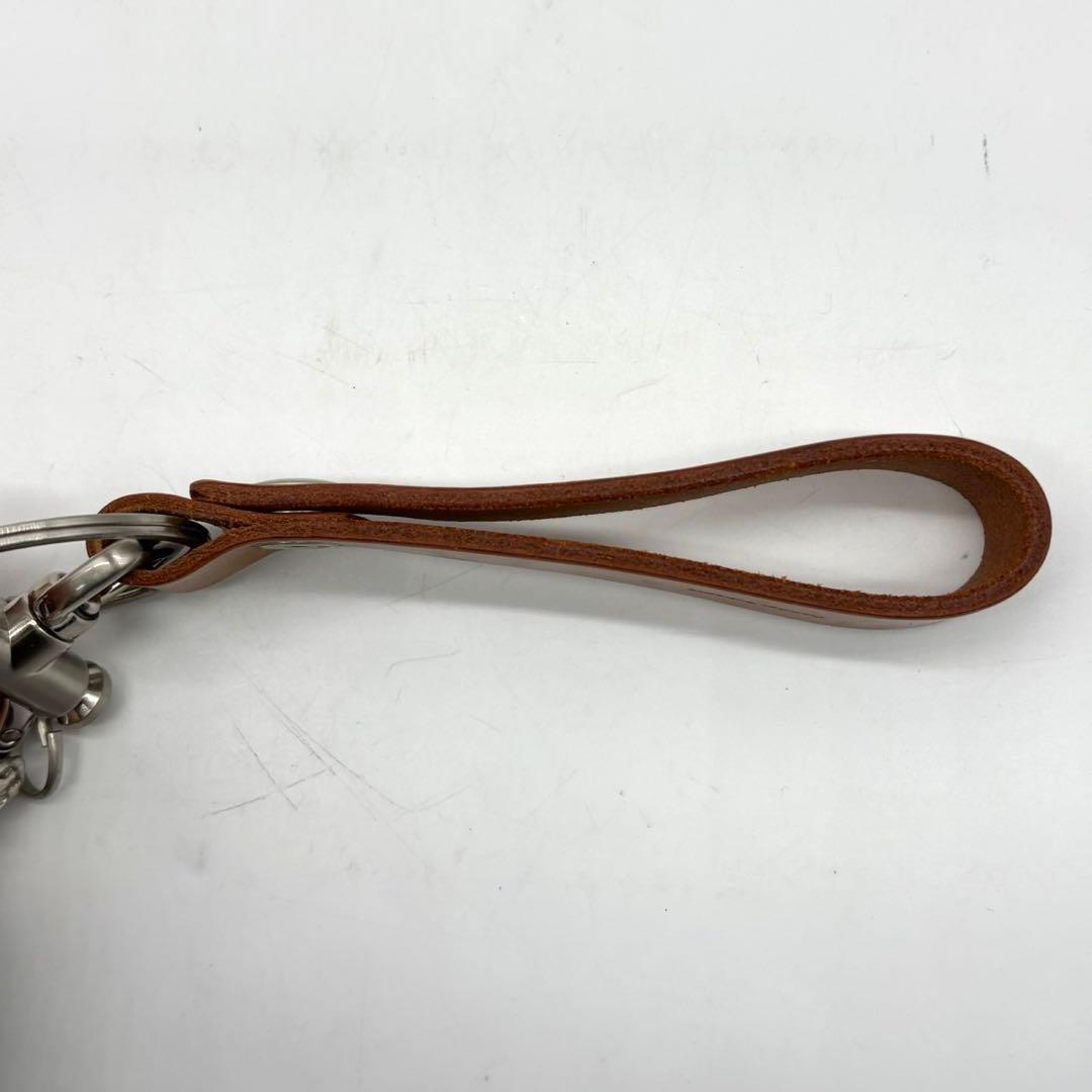 【極美品】Hender Scheme キーフロック レザー ブラウン フック