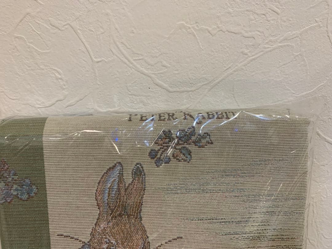 N1005-09★未使用 ピーターラビット花畑 カーテン 4点セット