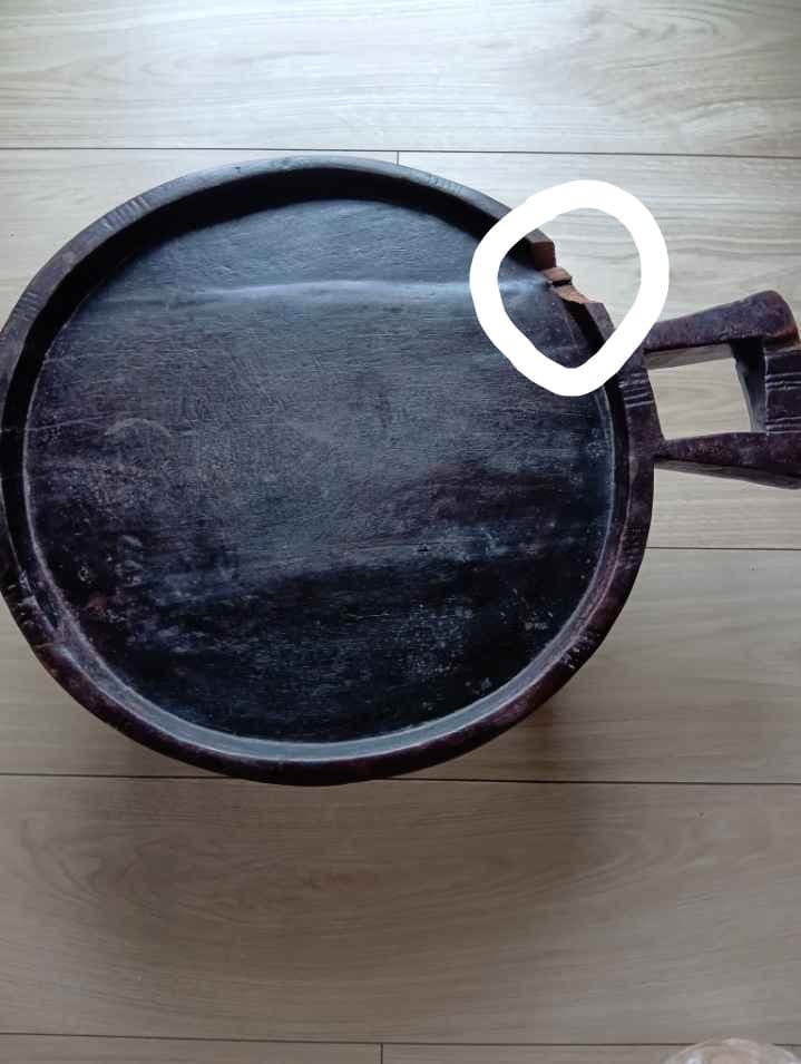 アフリカ　エチオピア　アンティーク　コーヒーテーブル