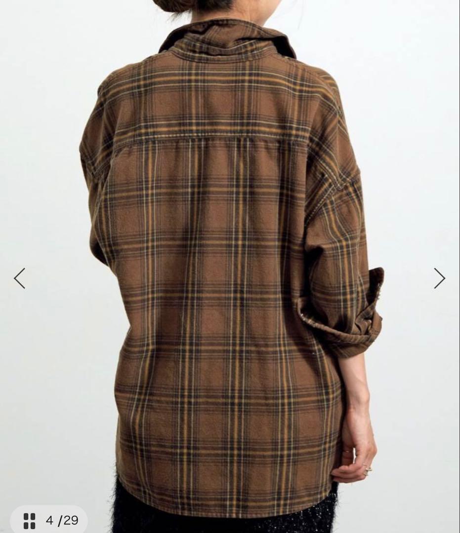 トップス L'Appartement REMI RELIEF check shirt