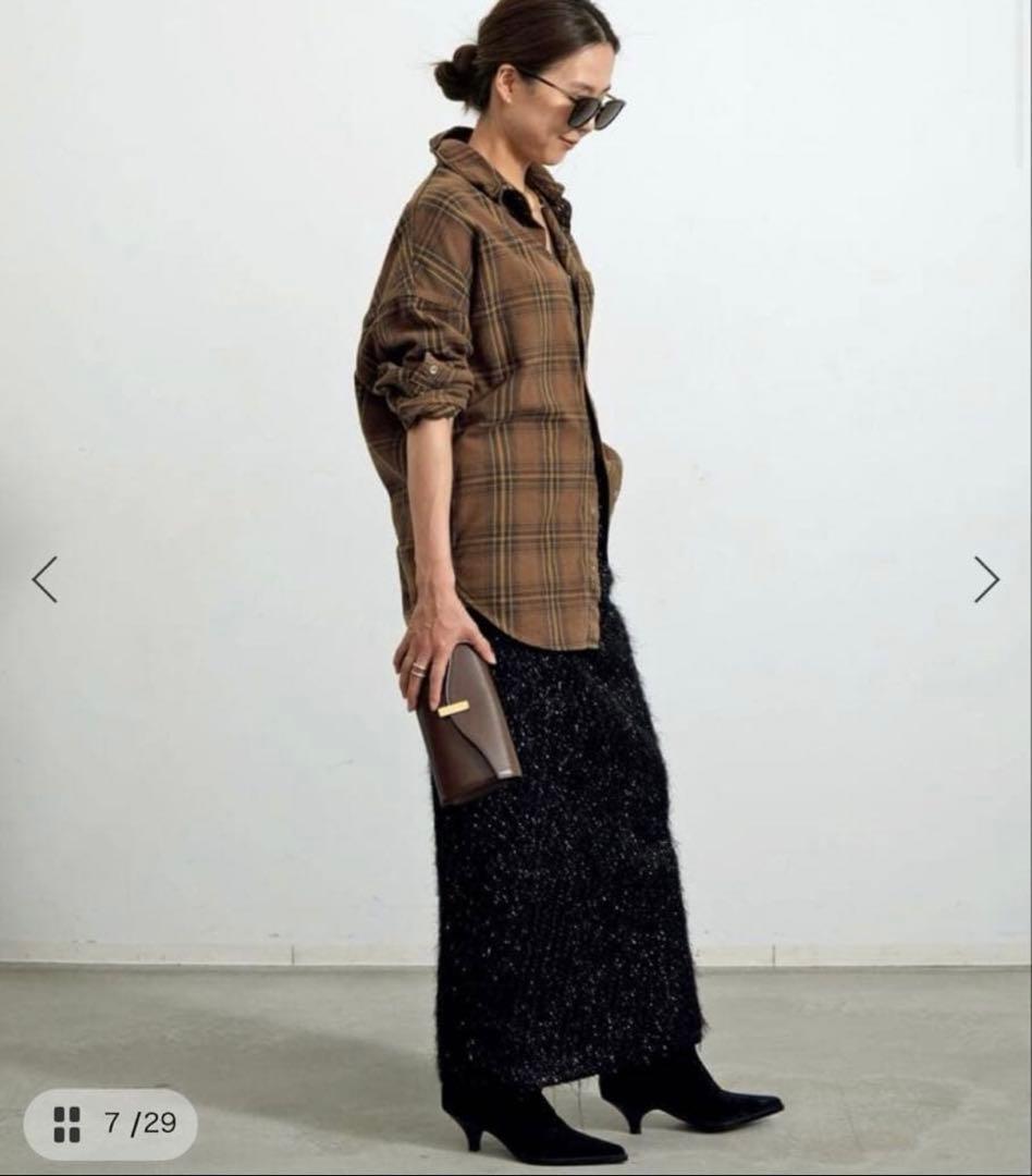 トップス L'Appartement REMI RELIEF check shirt