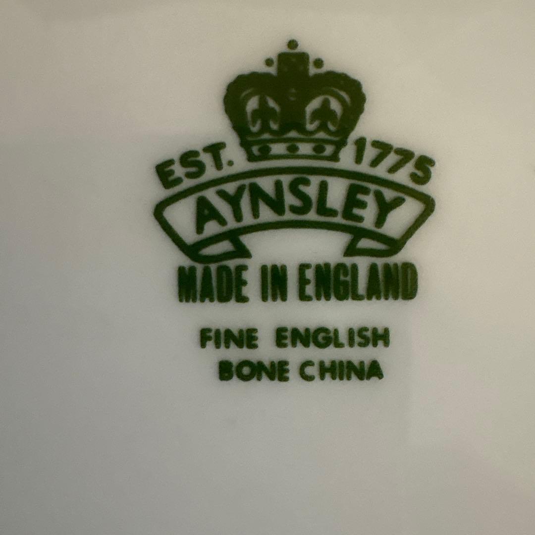 ★値下げ★希少　Aynsley ヴィンテージ ディナー プレート　アンティーク