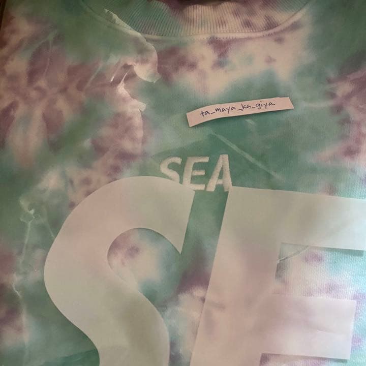 【Sサイズ新品未開封】wind and sea タイダイ スウェット