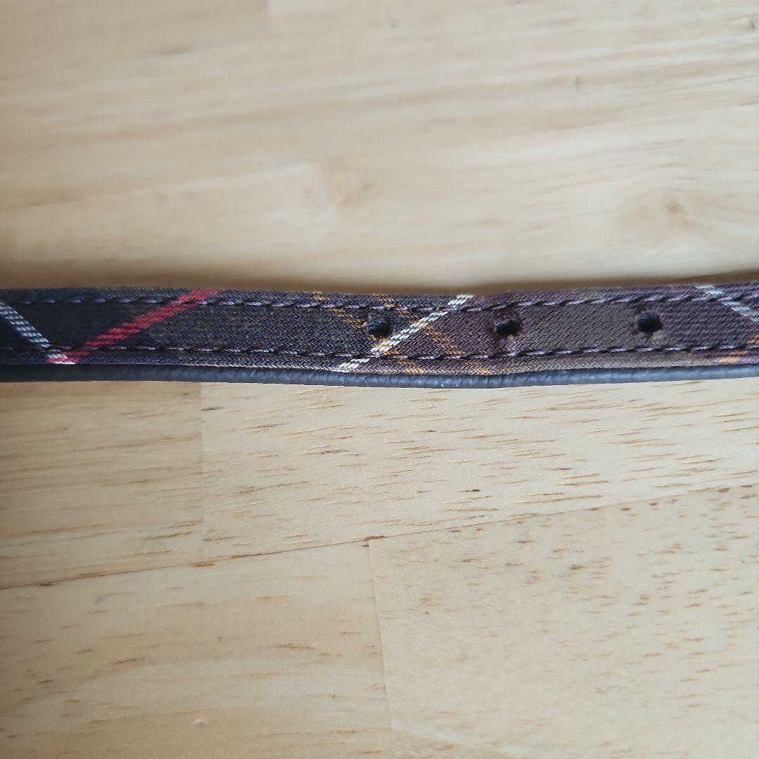 Barbour タータンチェック柄　犬用首輪・リードセット