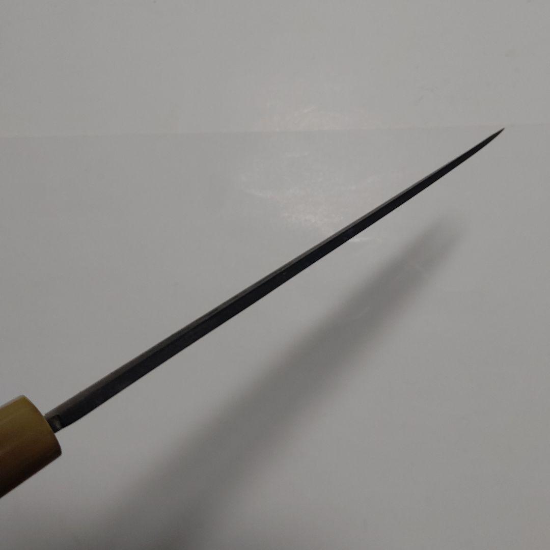 片刃包丁 左黒打柳刃④ 北岡英雄作