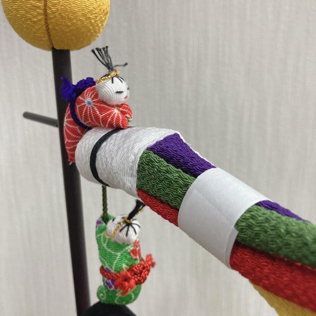 ST1 五月室内飾り　可愛いわらべ付き　高さ76.5㎝位　五月人形初節句　鎧兜