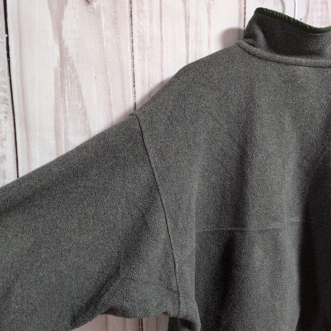 patagonia パタゴニア　ハーフボタンフリース　シンチラ　ワンポイントロゴ