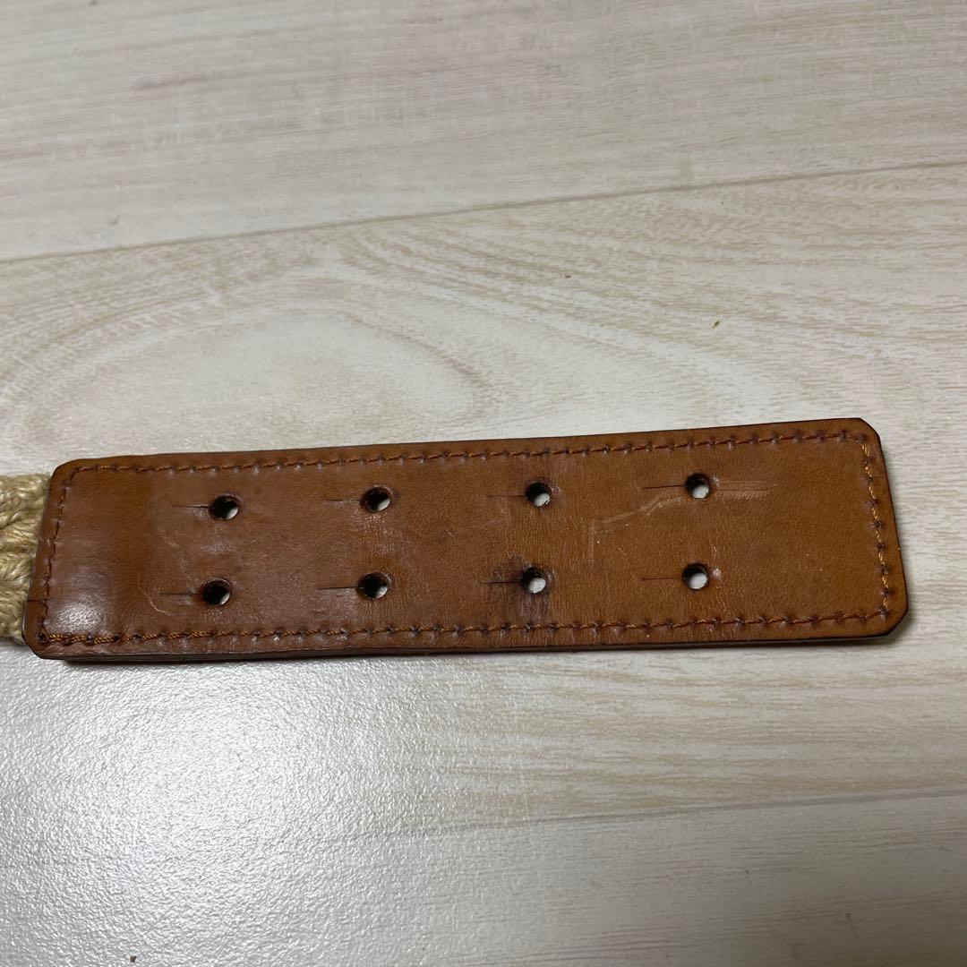 ISSEY MIYAKE イッセイ ミヤケ ロープ編み レザーベルト