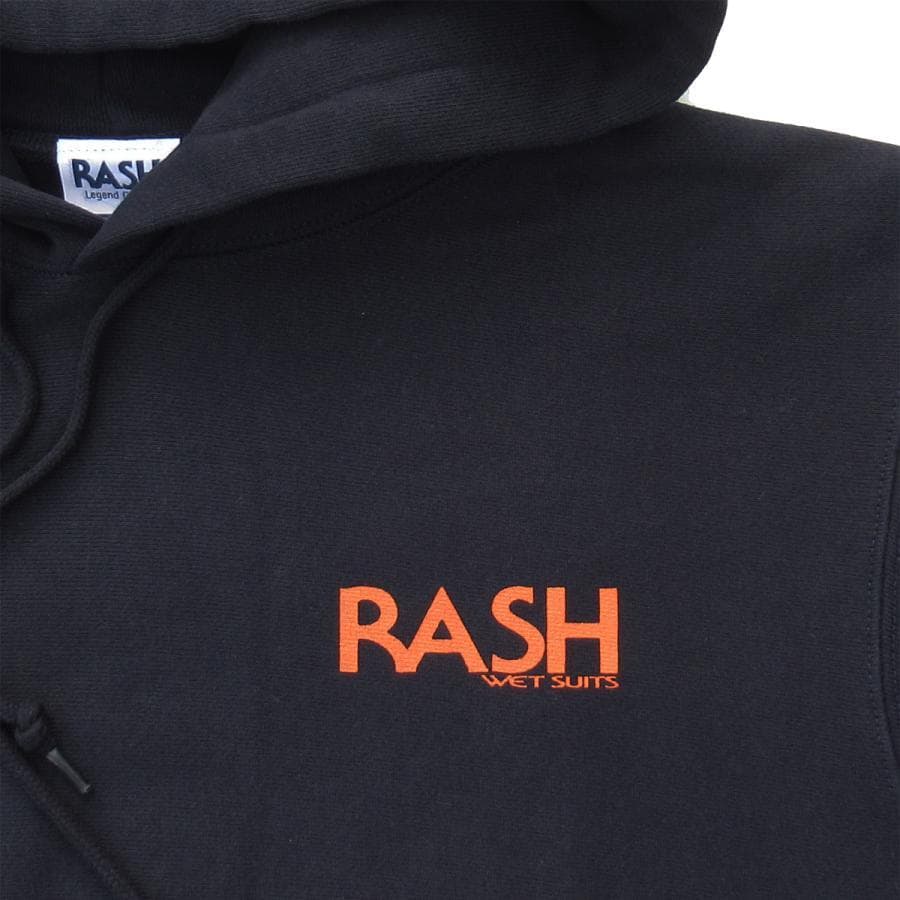 RASH WETSUITS 羽バックプルオーバーパーカー ネイビー XLサイズ