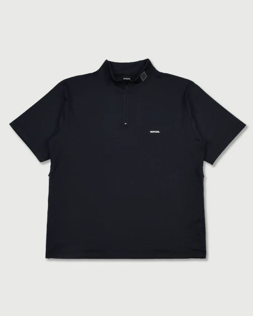 RUFFLOG HALF ZIP MOCK NECK SHIRT サイズM