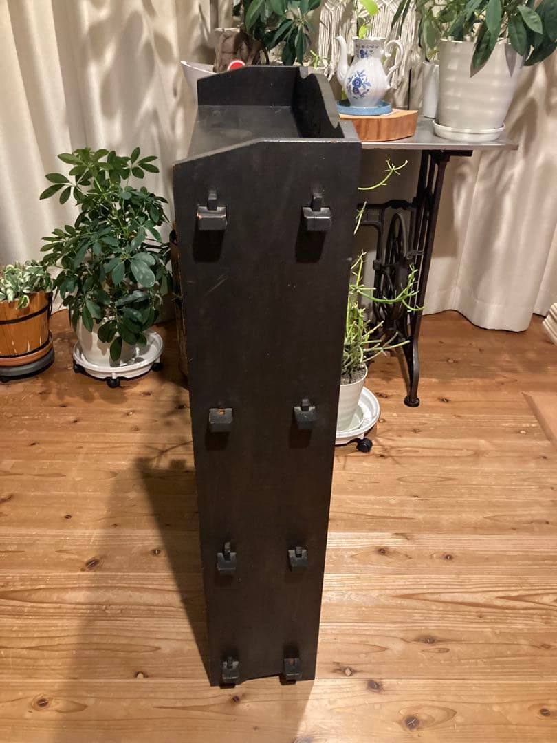 昭和レトロ　木製本棚　くさび式　中棚④段　③