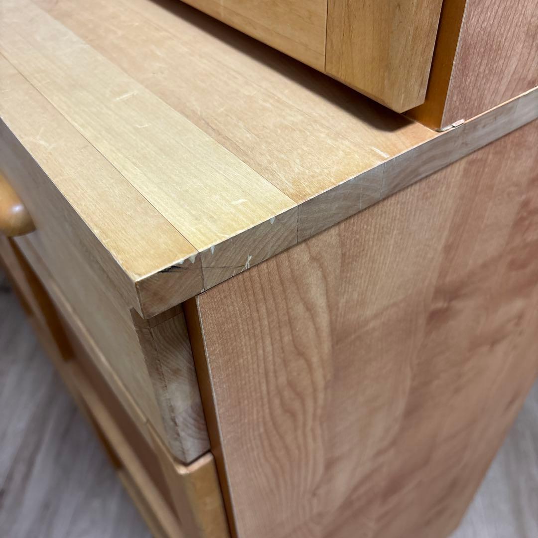 モモナチュラル　食器棚 カップボード