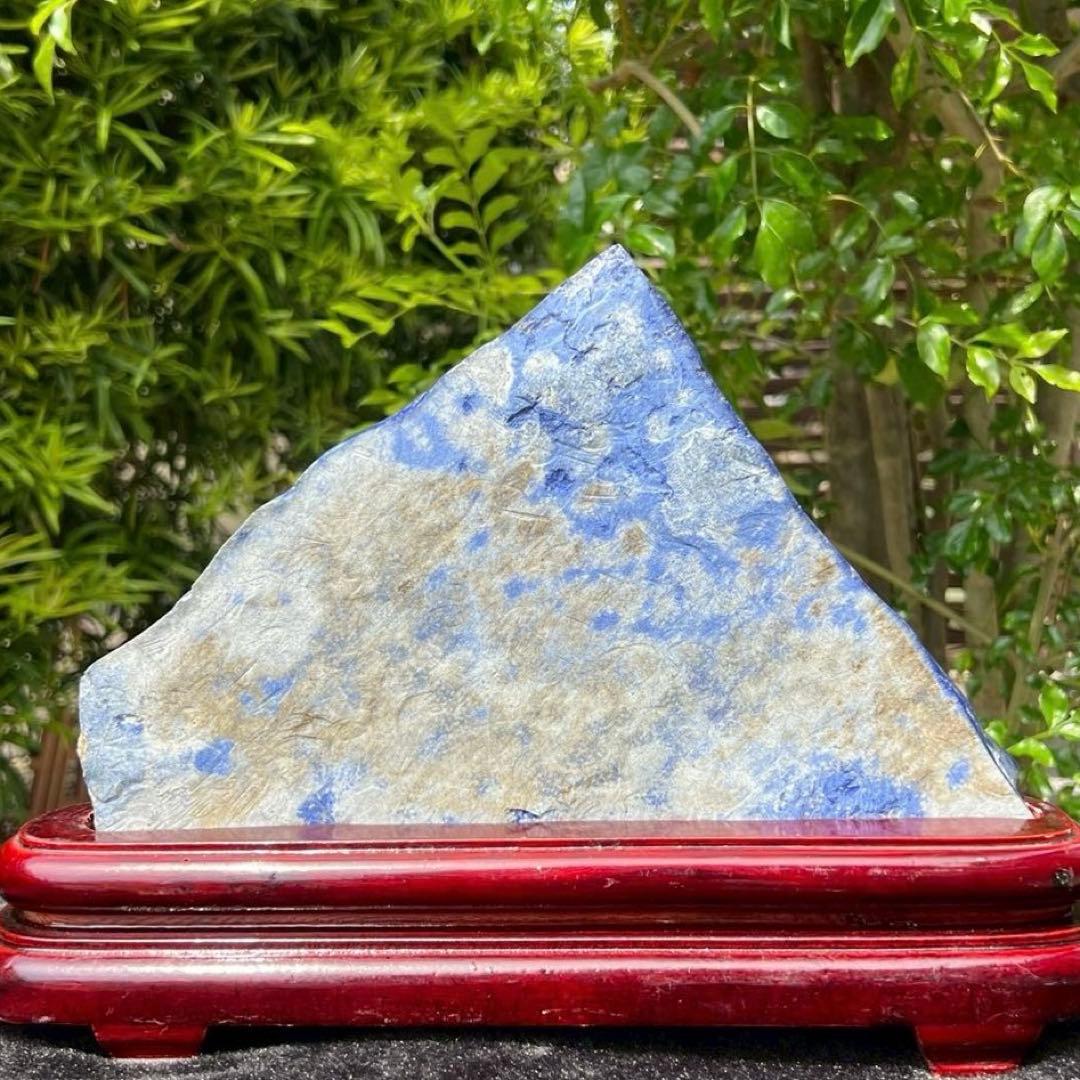 新年開運にも✨極上の逸品☆青龍✨ラピスラズリ 龍彫り 原石 天然石 置物 一点物