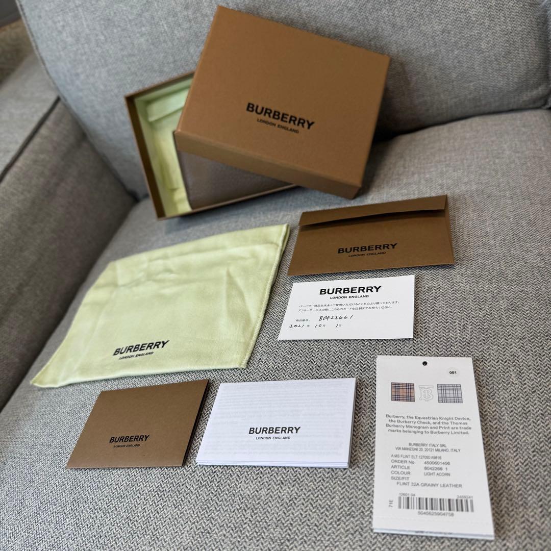 BURBERRY バーバリー カードケース 名刺入れ グレインレザー