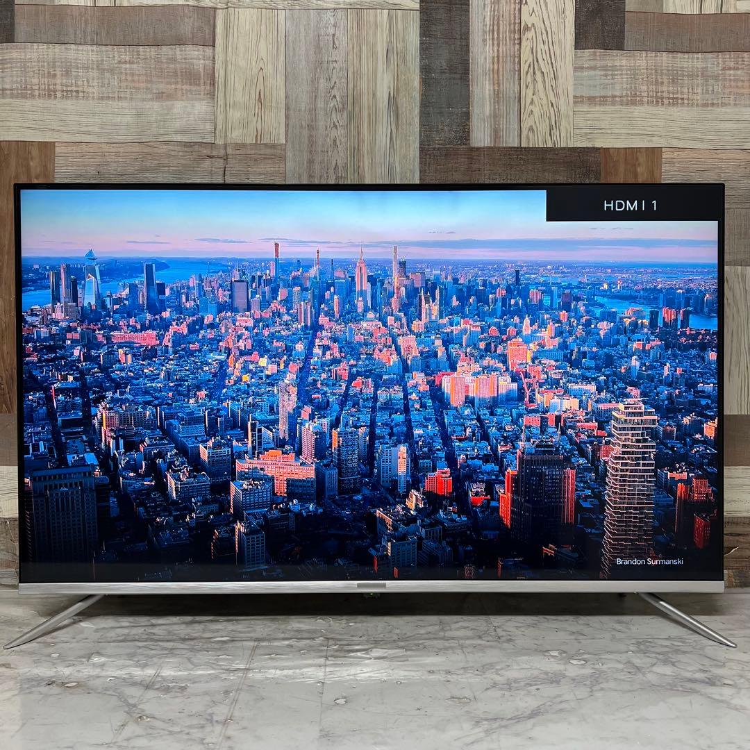 全国送料込❣️3年前購入ジョワイユ43型 4K液晶テレビ外付けHDD録画