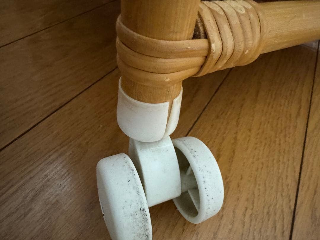 ミッフィー　ピンク　籐ラタン　大型 蓋付 バスケット3段　昭和レトロ　レア　希少