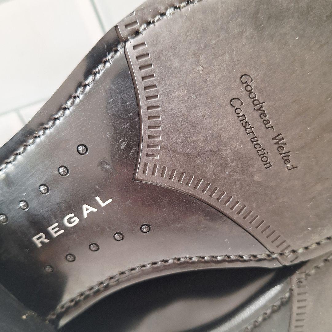【美品】 REGAL ビジネスシューズ 25.5 ストレートチップ レザー