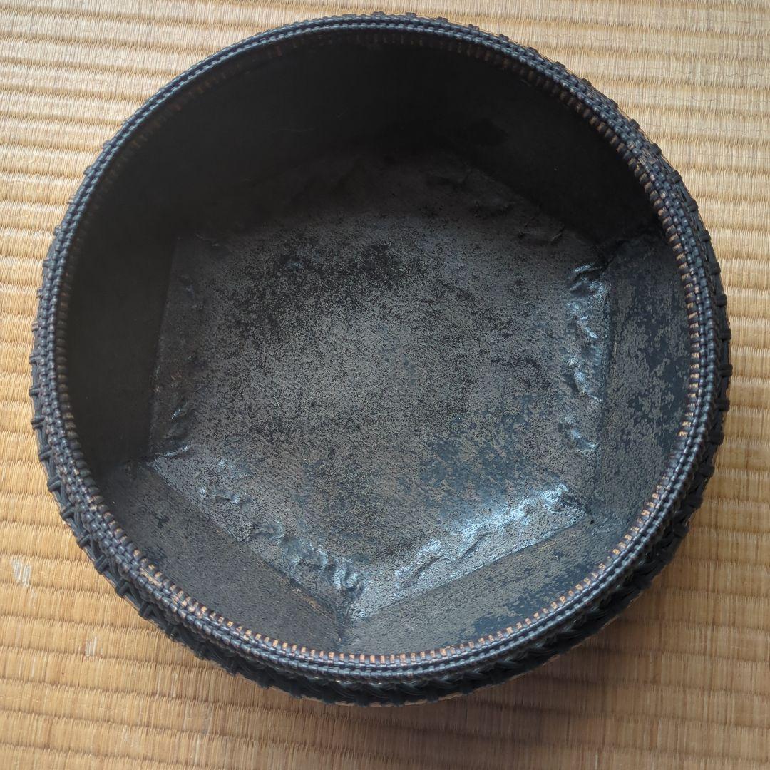 茶道具　炭斗籠　炭点前