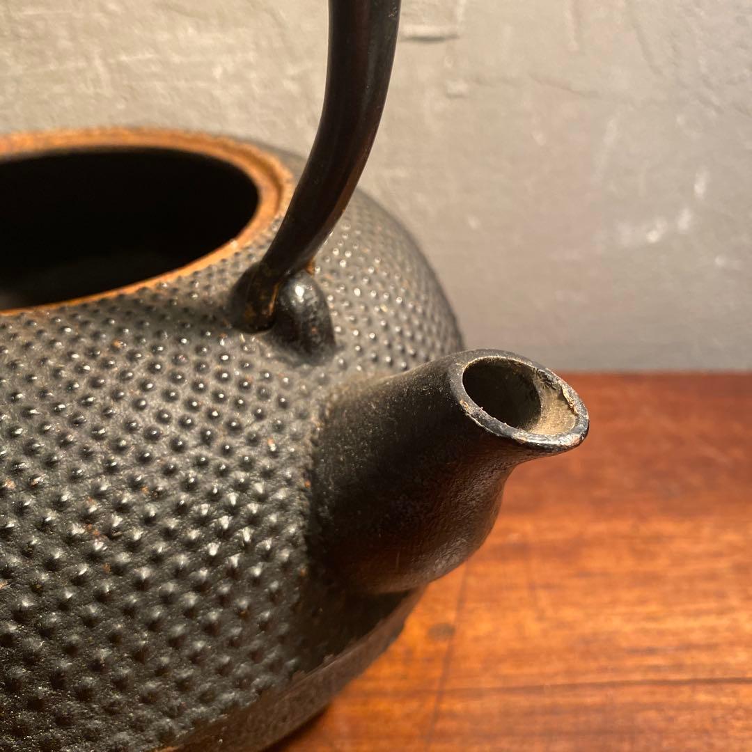 南部鉄器 鉄瓶 南部特製 アラレ ヤカン 古道具 昭和レトロ 古道具