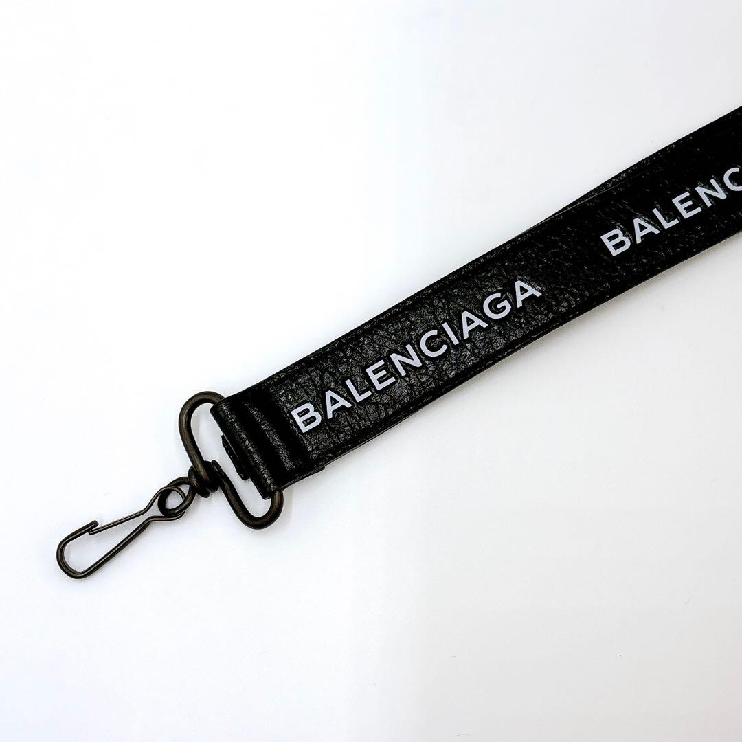 【LOOOVE】極美品＊バレンシアガ ランヤード レザー ネックストラップ
