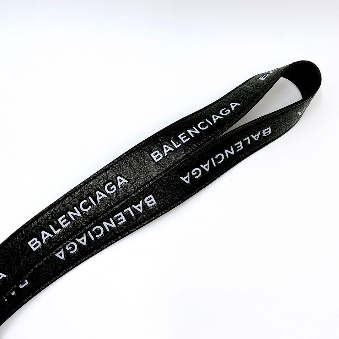 【LOOOVE】極美品＊バレンシアガ ランヤード レザー ネックストラップ