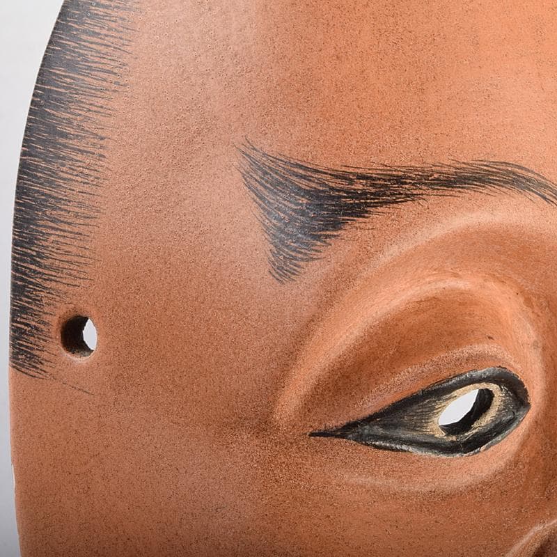 能面　能楽　雅楽　木彫　怪士　V　R9493