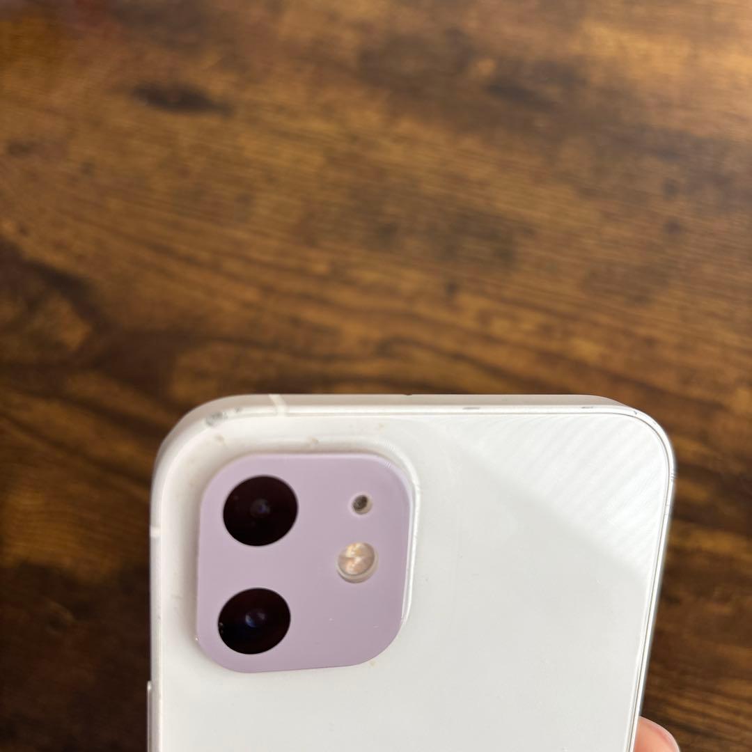 iPhone12 128GB ホワイト FaceID不可 ケースカバー付