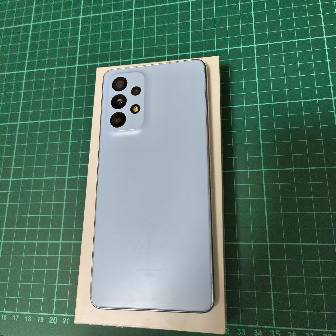 Galaxy　A53　5G　SCG15　オーサムブルー　サムスン