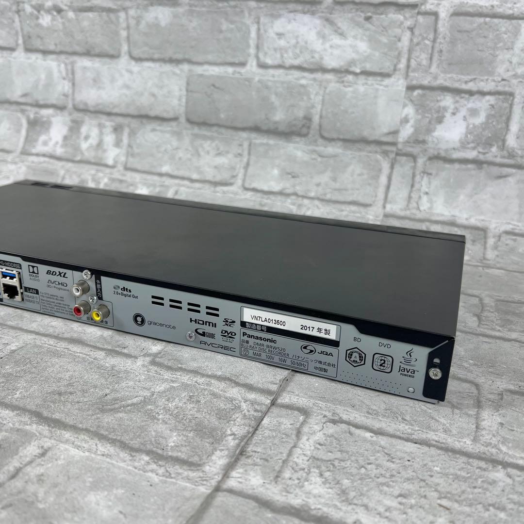パナソニック ブルーレイディスクレコーダー DMR-BRW500 リモコン付