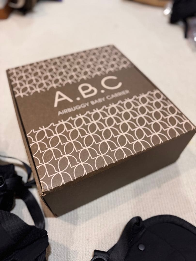 エアバギー　A.B.C. 抱っこ紐 ブラック