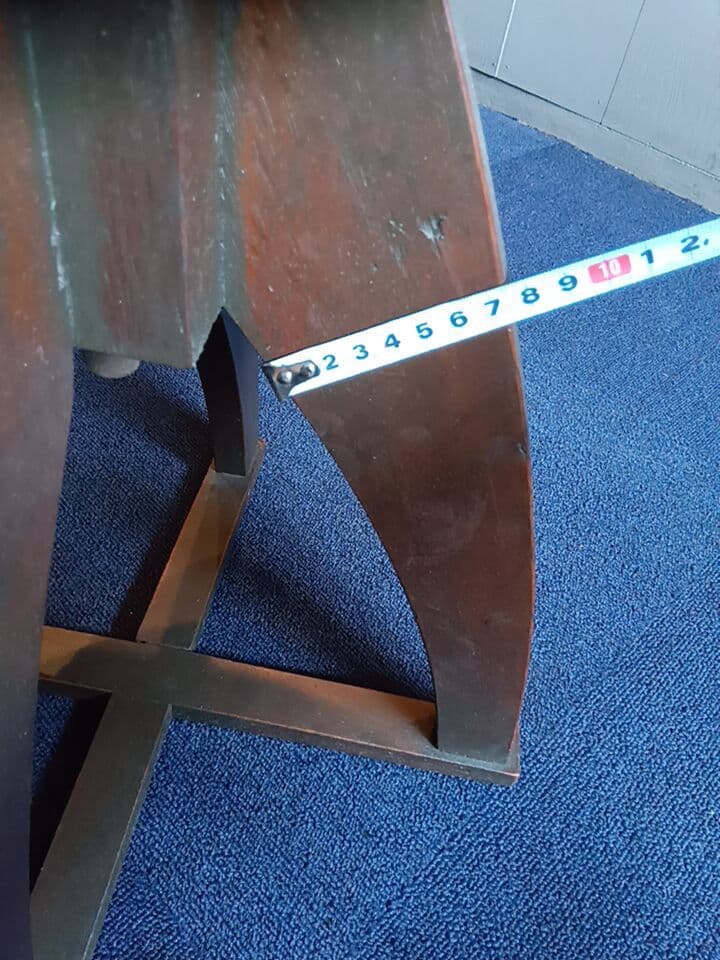 古いスツール　ビー玉　ガタつき　ヴィンテージ　昭和レトロ