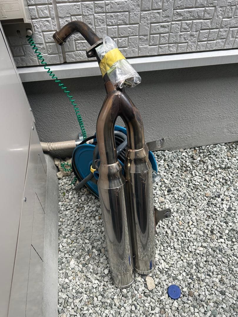 ステンレス デュアルエキゾーストマフラー ウィルズウィン　se12j シグナス