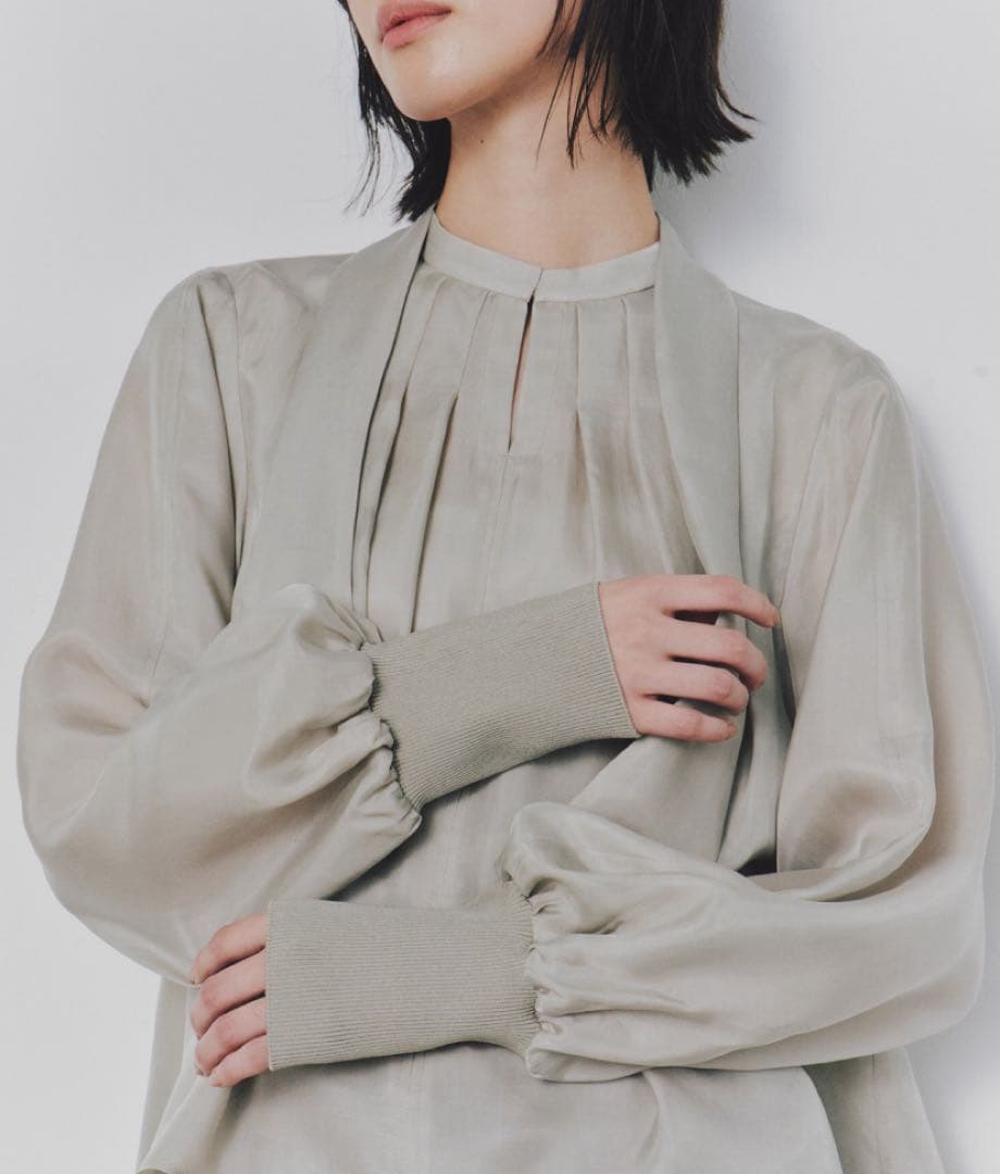 united tokyo キュプラタックブラウス｜ウォッシャブル/オケージョン