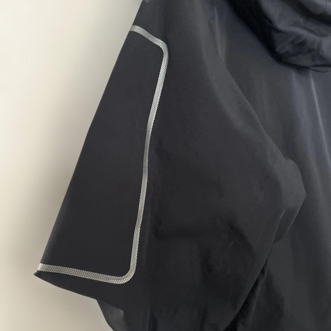 POLE WARDS レインウェア上下セット　M 黒/オレンジ