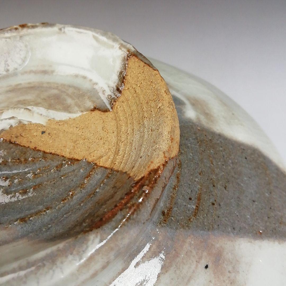 Ｔ４６１　茶碗　『粉引茶碗』『子の日窯　大島久興 作』　共箱　抹茶碗　茶道具