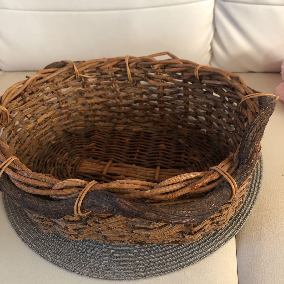 自然な❣️素朴な❣️手作り❣️味のある❣️山葡萄、蔓、籠、アンティーク、レトロ