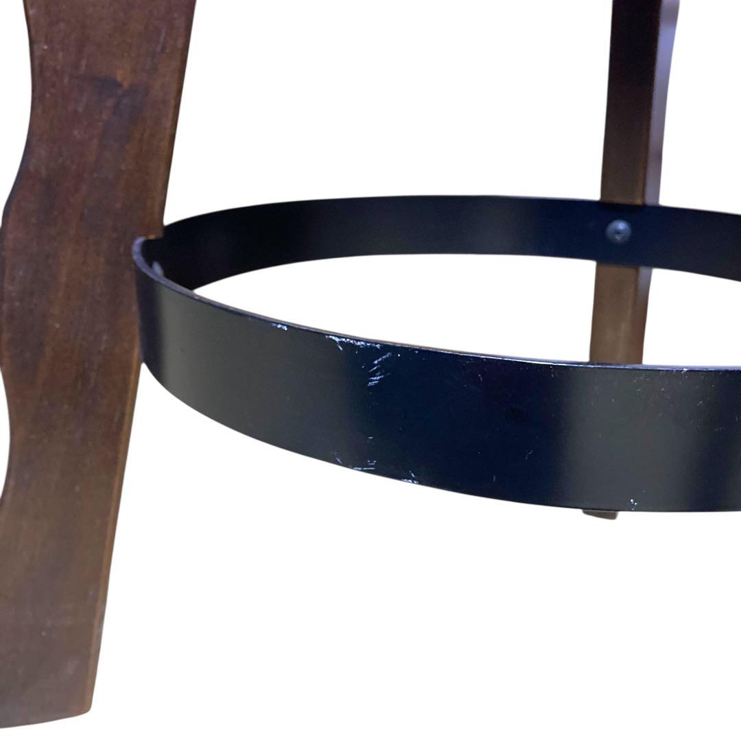 ②【ヴィンテージ】カリモク ルスティック ハイチェア バースツール スツール