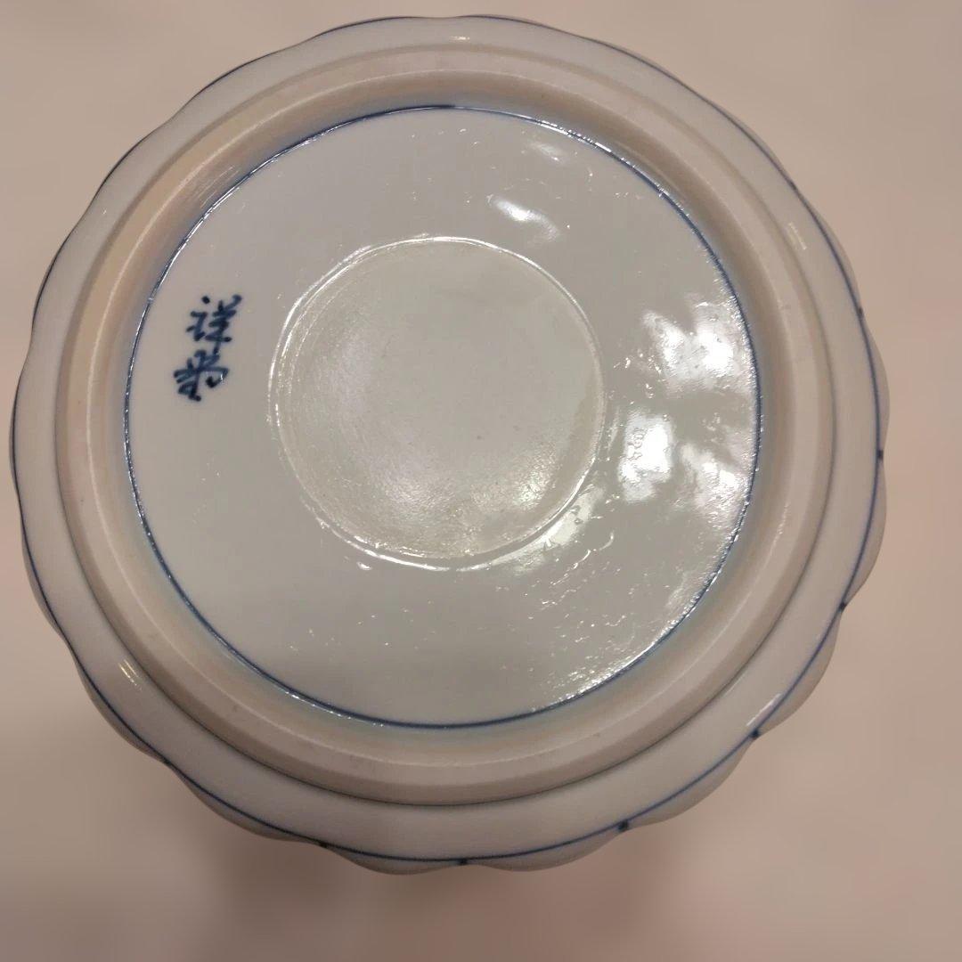 桶川水指 輪花 瓔珞紋 手塚祥堂作 共箱 茶道具