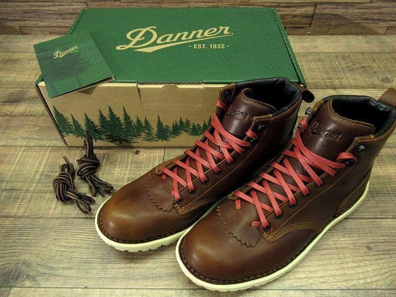新品 ダナー ロガー 917 ゴアテックス レザー ブーツ 茶 26.5 ②