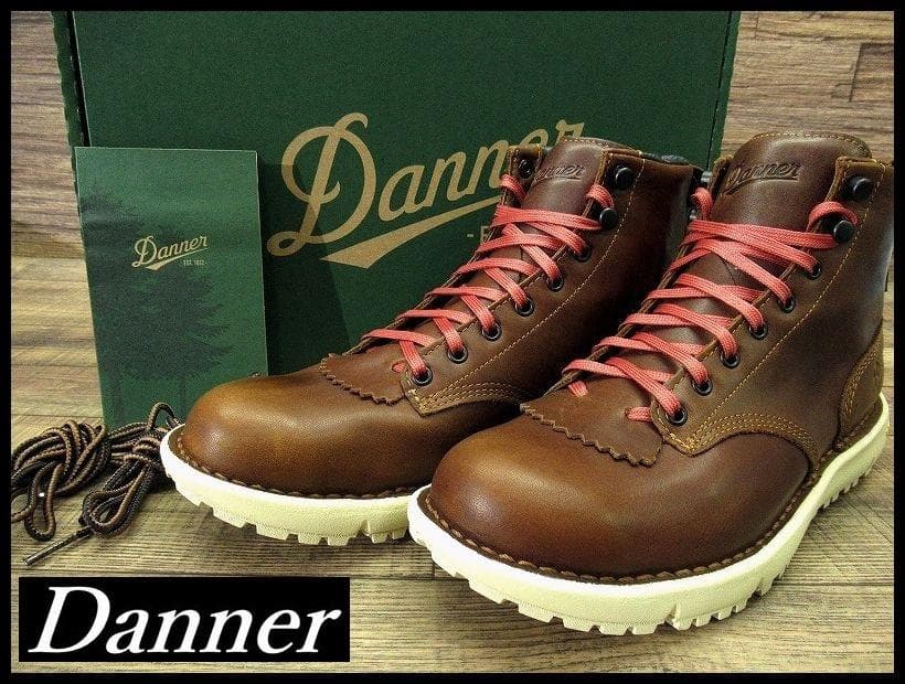 新品 ダナー ロガー 917 ゴアテックス レザー ブーツ 茶 26.5 ②