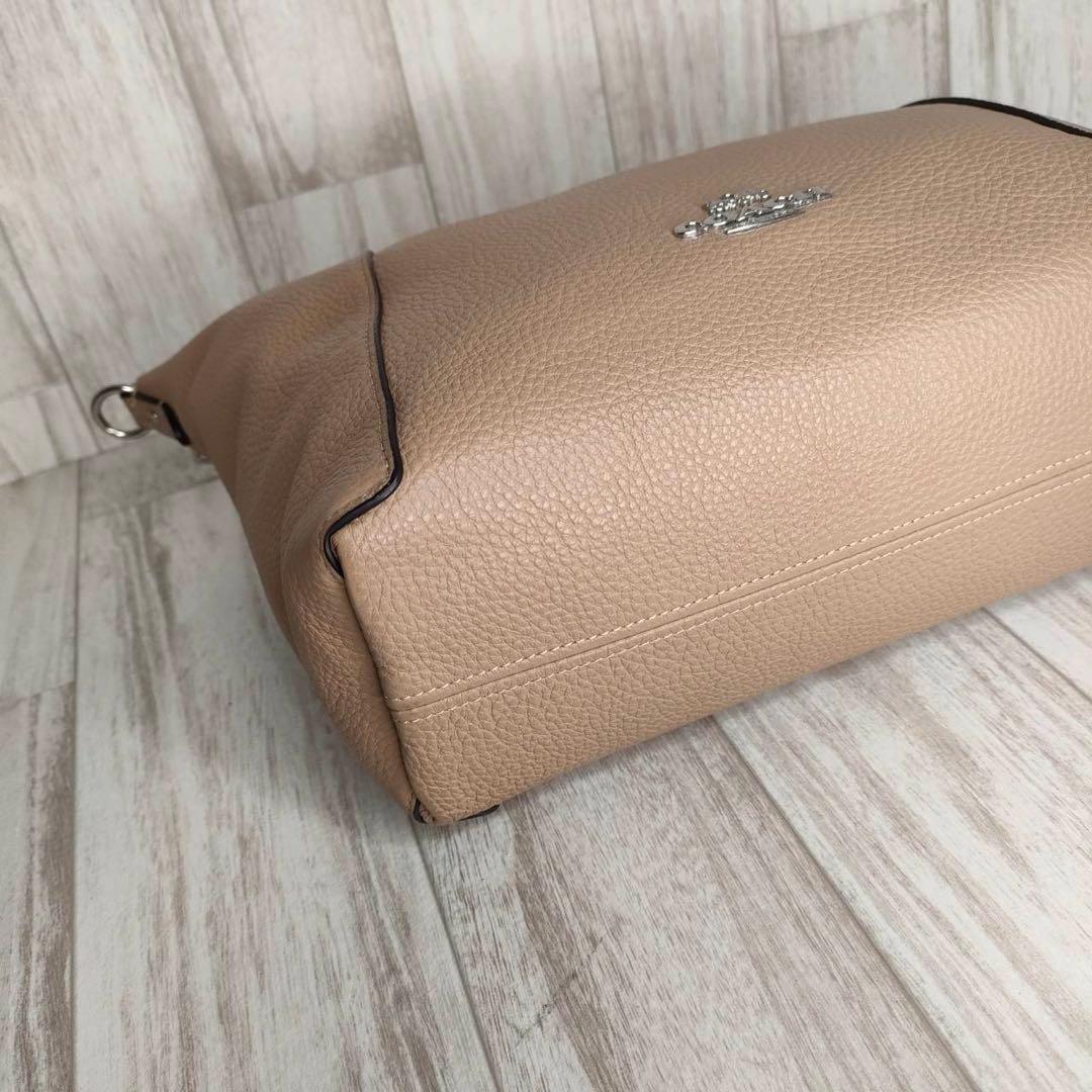 55 COACH コーチ　レザー　2WAY ハンドバッグ　ショルダーバッグ