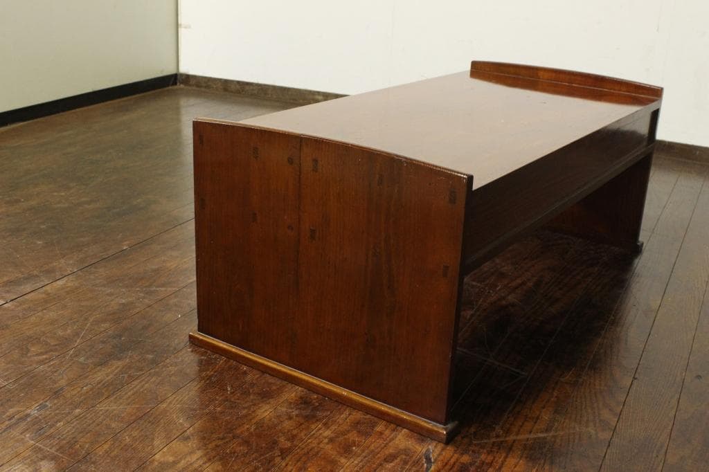 レトロ・アンティーク！欅一枚板と栗無垢材！古い文机！古家具/テーブル/古道具