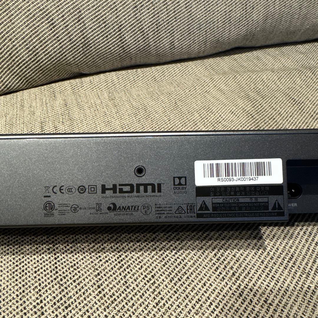 美品JBLBar 2.0 コンパクトサウンドバー 80W Bluetooth対応